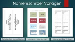 Freuen sie sich auf den newsletter von avery zweckform. Namensschilder Vorlagen Tischkarten Vorlagen Muster Vorlage Ch