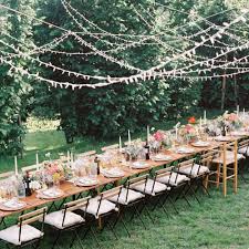 Here are 15 of the best outdoor string light ideas for your backyard. String Light Wedding Decor That Makes Our Hearts Glow Up Ruffled