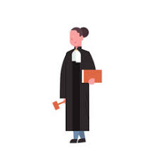 The higher the rank in court, the fancier the robe becomes; Lawyer Robe Vector Images 97