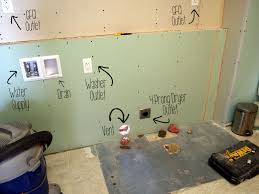 Relocating The Washer And Dryer To A Different Room In Your House Sawdust And Embryos Laundry Room Bathroom Plumbing Laundry Room Storage Shelves