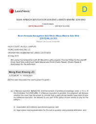 Azam armada security sdn bhd. D Bumi Armada Navigation Sdn Bhd V Mirza Marine Sdn Bhd Bumi Armada Studocu