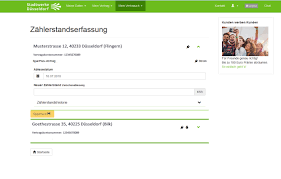 Sie wurden von ewe netz zur ablesung aufgefordert und haben einen ablesebeleg auf ihrer ablesekarte. Zahlerstand Mitteilen Strom Gas Wasser Online Melden Stadtwerke Dusseldorf