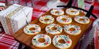 'tis the best part of the season. Martha Stewart S Cookie Swap Recipes Christmas Trees And Shortbread Wreaths