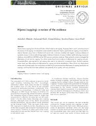 Pdf Hijama Cupping A Review Of The Evidence Ibrahim