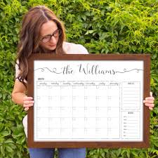 Custom Whiteboard Calendar Dry Erase Farmhouse Calendar Menu Etsy In 2020 Whiteboard Calendar Custom Whiteboard Dry Erase Calendar