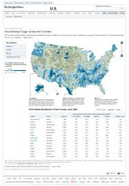 Food Stamp Usage Across The Country Interactive Map
