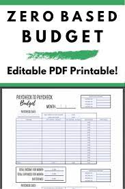 Biweekly Budget Template Paycheck Budget Budget Printable Etsy Budgeting Monthly Budget Template Budget Template