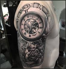 Best Clock Tattoos Hd Images 14856 Clocktattoos Tattoos Samoantattoos Clock Tattoo Design Watch Tattoos Clock Tattoo