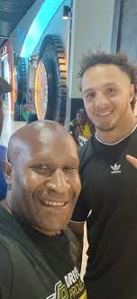 Kangaroos champion has special spectator