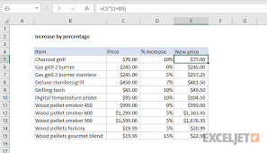 Divide the increase by the original number and multiply the answer by 100. Excel Formula Increase By Percentage Exceljet