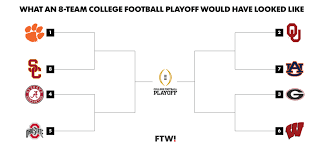 heres what an 8 team college football playoff wouldve