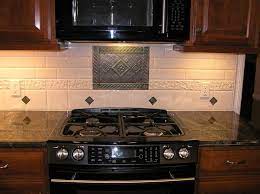 Kitchen Backsplash Behind Stove Medallion Show Me Your Subway Tile Backsplashes Kitchens Forum Gardenweb Backsplash Blue Backsplash Stove Backsplash