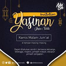 Yasin surəsini oxuyan qorunar və ruzu əldə edər. Islam Nusantara Ar Twitter Malam Jumat Tidak Akan Terasa Hampa Bila Kita Meluangkan Waktu Membaca Surat Yasin Dan Tahlil Untuk Mengirimkan Doa Kepada Mereka Orang Terdekat Dg Kita Yg Telah Terlebih Dahulu