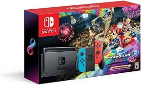 Nintendo Switch With Neon Blue And Neon Red Joy Con Discontinued By Manufacturer In 2020 Nintendo Switch System Mario Kart 8 Nintendo Switch
