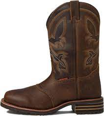 Amazon.com: Double-H Boots Jeyden Brown 8 D : Clothing, Shoes & Jewelry