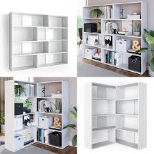 Colonne range cd en merisier design. Bibliotheque D Angle Modulable Cielterre Commerce Meuble Separation Piece Rangement Dvd Etagere Rangement