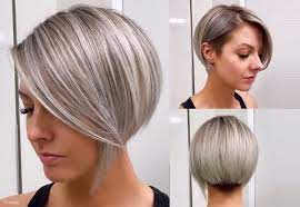 Discover trending short hairstyles for women over 40, 50, and 60 and for women with thick, thin and curly hair. 24 Short Asymmetrical Bob Hairstyles Trending In 2021