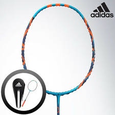Adidas Spieler E08 Badminton Racquet Schock Aqua Smu Racket With Cover Rk823502 Adidas Badminton Rackets Racquets