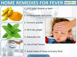 These natural home remedies for fever will relieve the discomfort and get rid of fever in adults and children. Home Remedies For Fever Infographic Home Remedies For Fever Cold Home Remedies Home Remedies