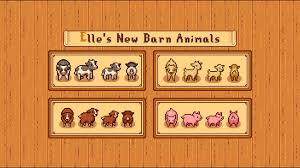 Elle S New Barn Animals Content Patcher At Stardew Valley Nexus Mods And Community Barn Animals Stardew Valley Pixel Art