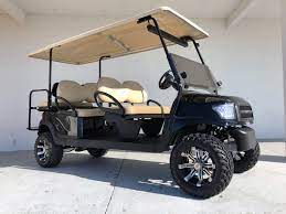 Since their development and popularity within the golfing community, they've branched out to be used by a variety of events and. Black Alpha Lifted 6 Passenger Limo Club Car Golf Cart Golf Carts Lifted