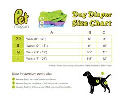 Pet Magasin Reusable Female Dog Diapers Panties 3 Pack Blue Green And Purple Medium