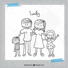 Libro de colorear para niños en edad preescolar. Download Limit Reached Stick Figure Family Family Drawing Mothers Day Coloring Pages