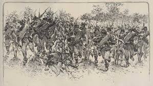 Into The Cornfield By Walter Tabor Cornfield Battle Of Antietam Infantry