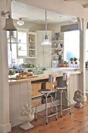The spirit of this decorating style is to work with what you have. Home Inspiration Painted Kitchen Cabinets Sobremesa Stories Coastal Cottage Kitchen Chic Kitchen Decor Shabby Chic Kitchen Decor