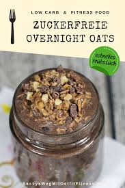 Schokoladige Overnight Oats Sassys Weg Mit Getfit Fitness Rezept Zuckerfrei Kakaonibs Overnight Oats Rezept
