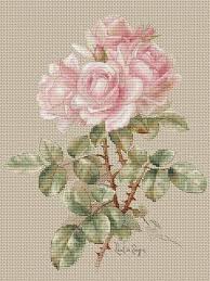 Included are the chart, floss color key, and instructions. Cross Stitch Pattern Vintage Roses Crossstitchclub Cross Stitch Rose Vintage Cross Stitch Pattern Cross Stitch Flowers