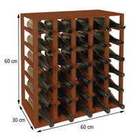 Costway flaschenregal »flaschenregal« für 121,99€. Weinregal System Mit 60cm Breite Modular Erweiterbar Von Vincasa