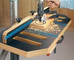 Shopnotes Magazine Drill Press Table Fence System Extra Drill Press Table Woodworking Drill Press Drill Press
