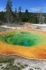 Morning Glory Pool Yellowstone Natural Atlas Nature Yellowstone National Parks