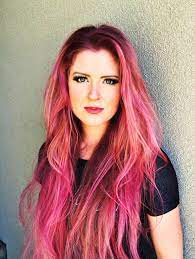 Pink Mermaid Hair Long Dark Pink Hair Blue Eyes Beautiful Hair Hair Color Pink Pastel Hair Dark Pink Hair Hair Color Pink Long Hair Color