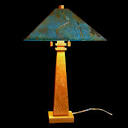 Franz GT Kessler Designs 1904 Mission Table Lamp, Cherry, Patina ...