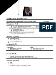 Terdiri dari beberapa poin akan dijelaskan satu gambar diatas adalah template cv bahasa inggris dalam format cv kosong yang dapat kamu download dalam format.doc (word) dan cv. Contoh Resume Bahasa English