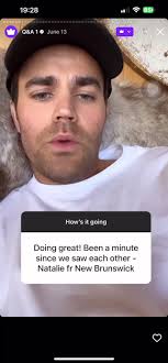 Paul Wesley Talking about Natalie