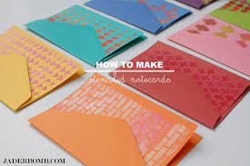Make sure your note card has the source number in the upper right hand corner of the red line, the slug on the upper left hand corner of the red line, and a 4. How To Make Stenciled Notecards Tutorial Jaderbomb