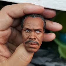 Danny Glover Detective Roger Head Carving 1/6 Scale DIY 12inches Action  Figure M