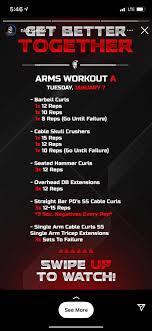 Grasp two cable handles, with your elbows flexed. This Is The Arm Day Workout In Case Y All Need It Good Luck In 2021 To The Mfam P L Nickmercs