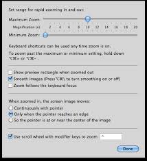 (1) keep your two fingers together on the trackpad where you want to zoom. Mac Os X Zoom Disability Resources Educational Services University Of Illinois