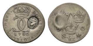 De var bäst och sämst i sverige. Unter Schweden Karl Xii 1697 1718 5 Ore 1700 Ahlstrom 118 Gegenstempel Und 101 Munze Haljak 1587