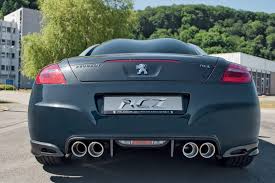 Peugeot Rcz Enhanced With New Exhausts And Custom Luggage 3 Jpg 1600 1067 Peugeot Sports Coupe Custom Luggage