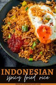 Indonesian Spicy Fried Rice Indian Rice Recipes Nasi Goreng Recipe Fried Rice