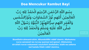 Cukur rambut bayi memang sgt digalakkan bagi bayi untuk dicukur botak kepalanya. Cara Mencukur Rambut Bayi Saat Aqiqah