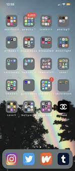 30 Trendy Home Screen Layout Iphone Rainbow Iphone Organization Iphone App Layout Phone Apps Iphone