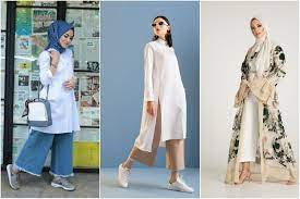 Mulai dari model baju gamis terbaru di tahun 2021 hingga kaftan modern, tampilan baju muslim biar tetap kelihatan modis, coba lihat rekomendasi model baju lebaran 2021 yang sedang trendi dan. 9 Inspirasi Baju Lebaran Yang Simpel Dan Modis Womantalk