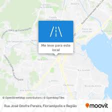 Como chegar em Rua José Onofre Pereira, Palhoça de ônibus?
