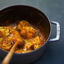 Curry De Lotte Flambe Au Cognac Recettes Recette Recette Curry Recettes De Cuisine Recette Poisson
